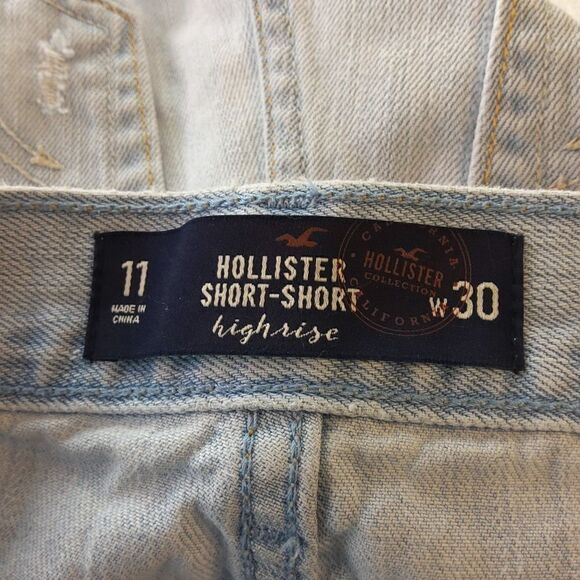 Hollister short short high-rise destroyed five pocket booty shorts - Picture 16 of 16